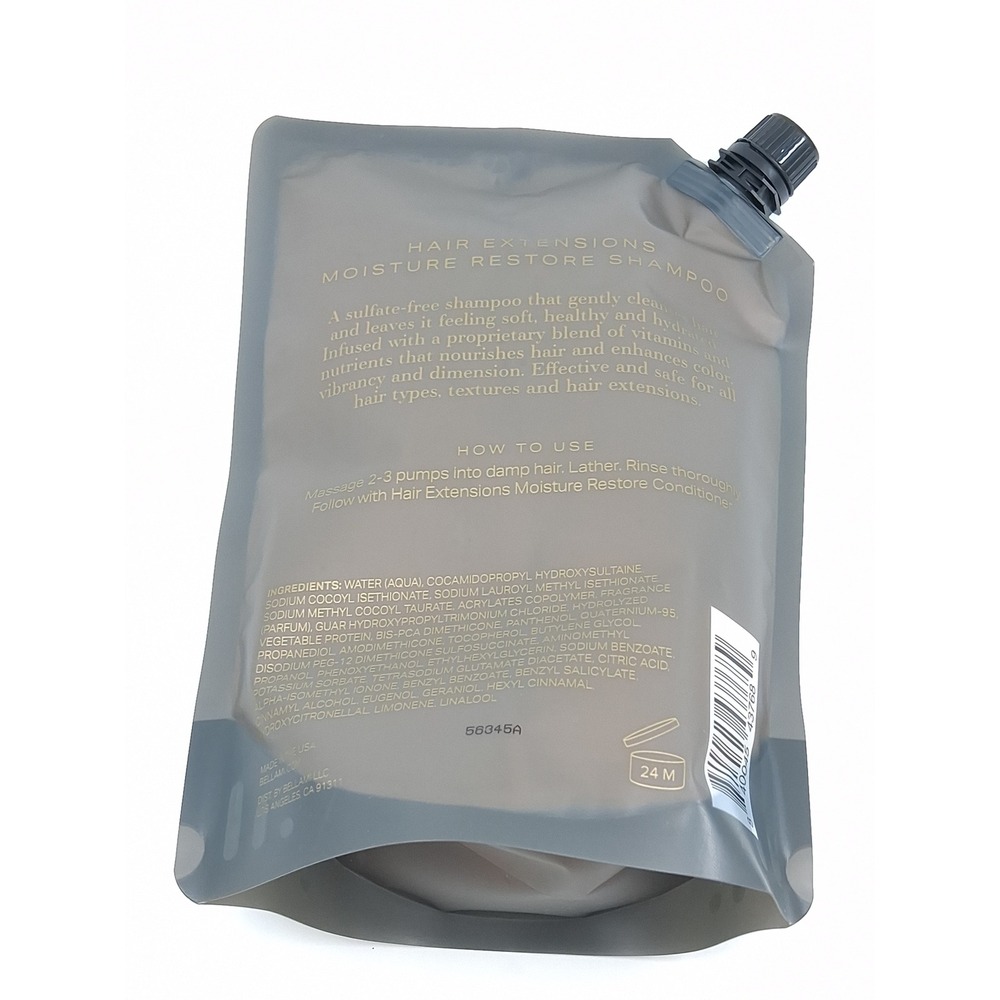 Bellami Moisture Restore Shampoo - Refill Bag 33 fl oz / 975 ml NEW - Picture 3 of 5